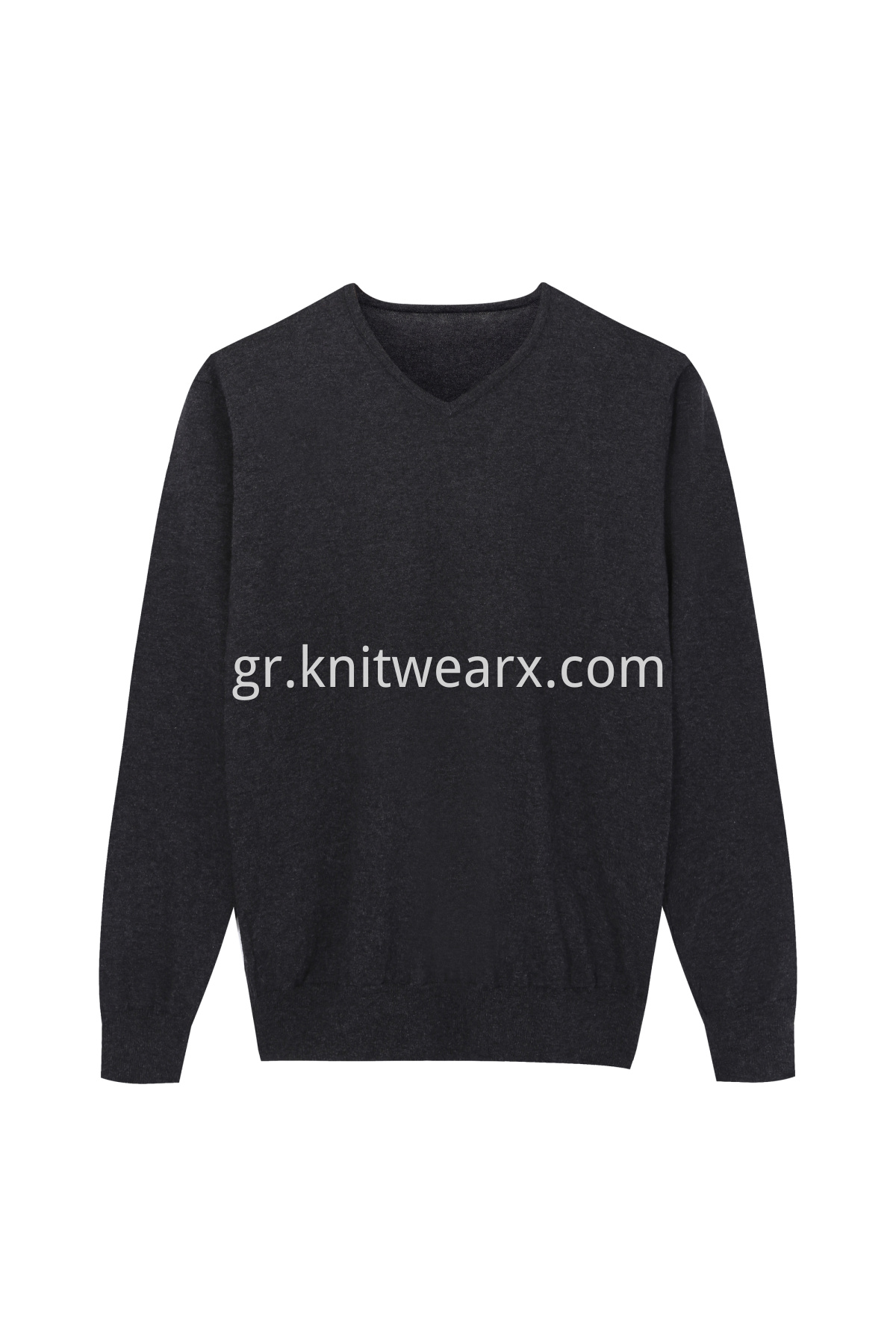 Men's Basic Soft Wool Pullover V-Neck Sweater